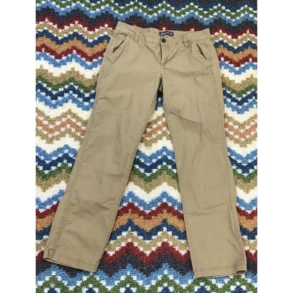 Womans Eddie Bauer size 8 Brown Khakis - Picture 1 of 2